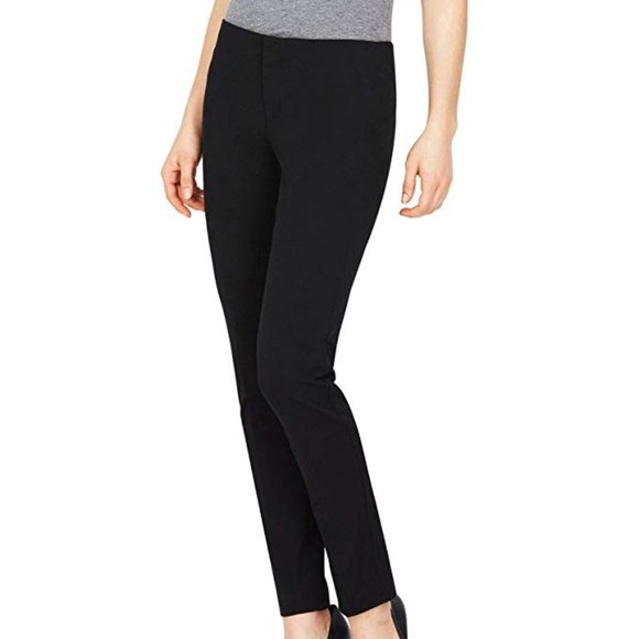Ecru Santana Slim Leg Trouser in Black - Picture 2 of 6